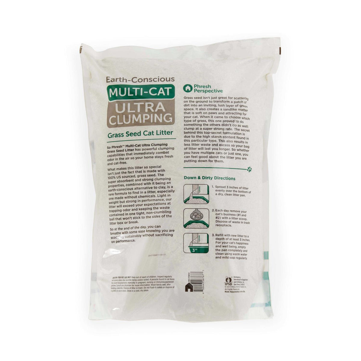 Scented Clumping Grass Seed Cat Litter U305203