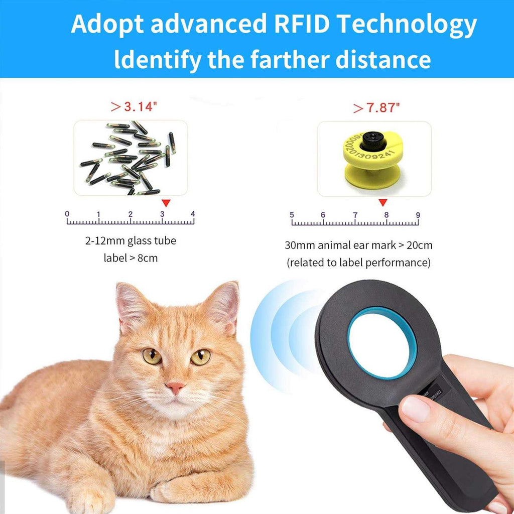 Pet Microchip Scanner Tag Reader N497