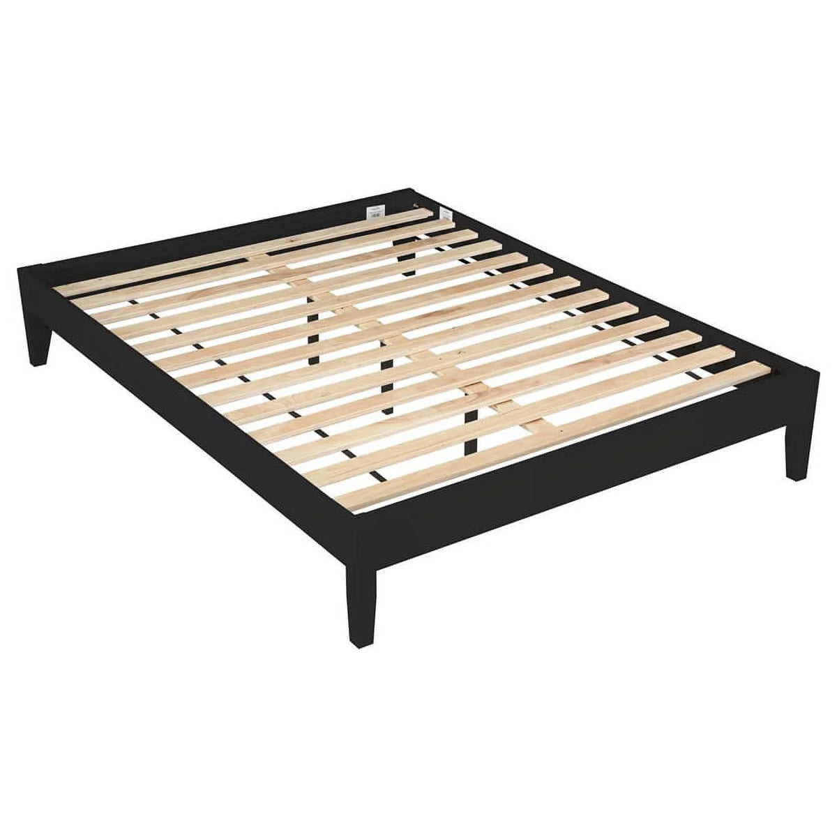 Contemporary Wood Platform Queen Bed Q624