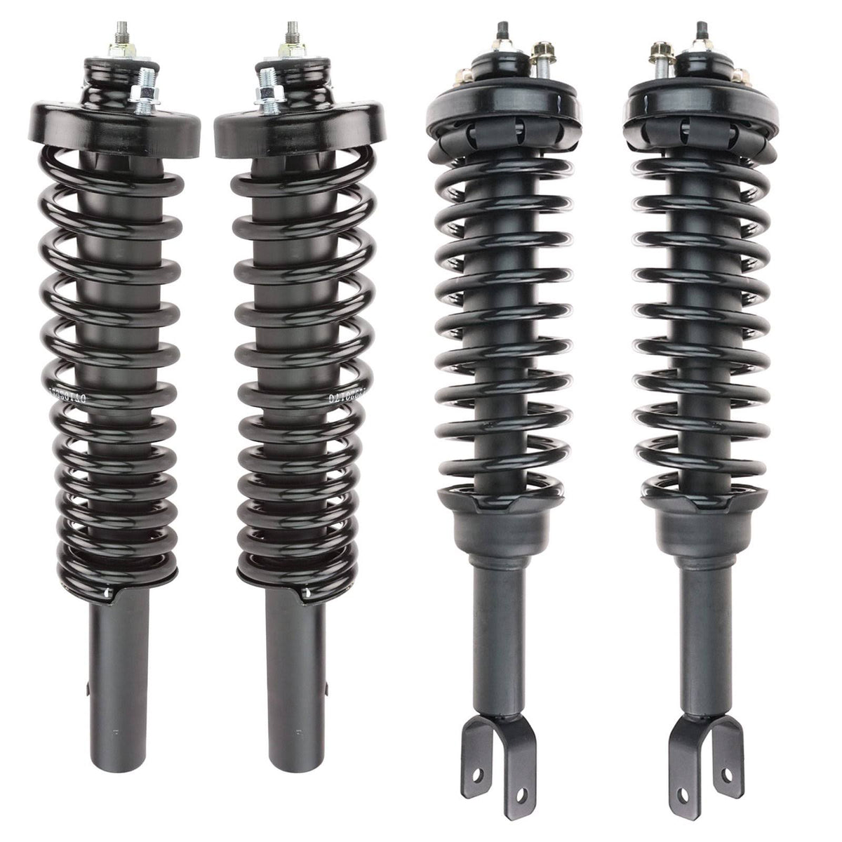 Front & Rear Shock Strut & Spring Assembly Set of 4 J45553
