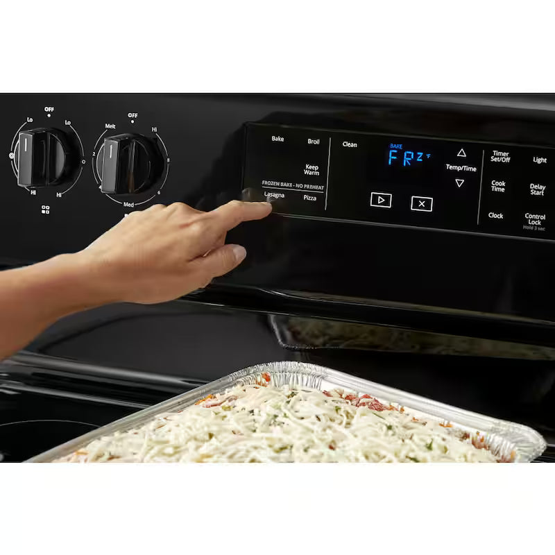 Black Electric Range with 4 Elements P43379