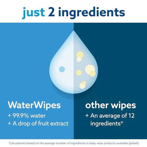 Plastic-Free Unscented Baby Wipes, 60 Count (Pack of 12) A101
