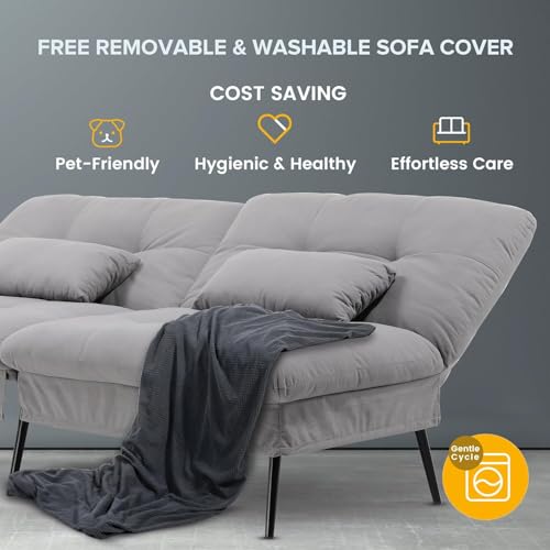Black Convertible Sofa Bed K453026