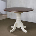42" Round Extending Dropleaf Wood Dining Table W941877