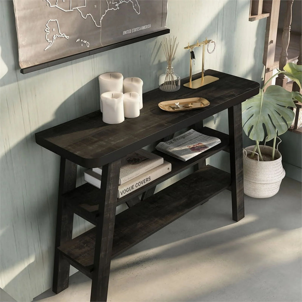 Farmhouse Wood Console Table B492