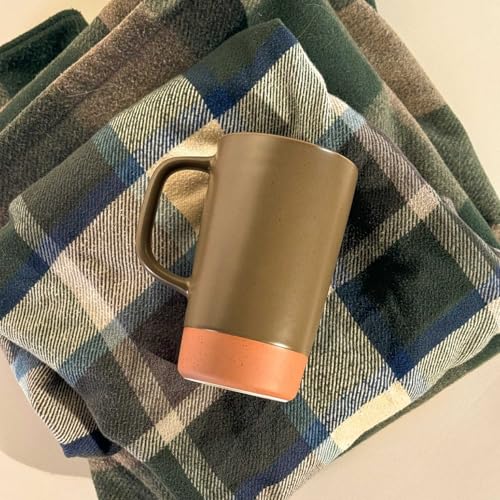 18 oz Ceramic Tea Mug with Infuser and Lid T2925