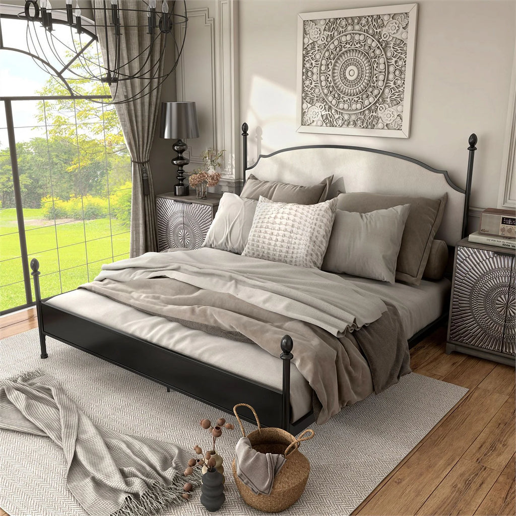 King Metal Bed X42367