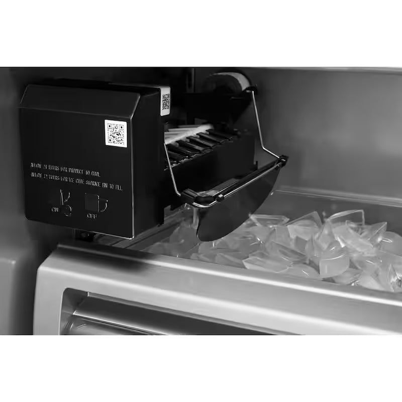Black Stainless Steel Side-by-Side Refrigerator H14596