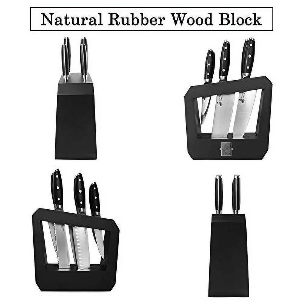 7 Piece Kitchen Knife Set with Wooden Block X699