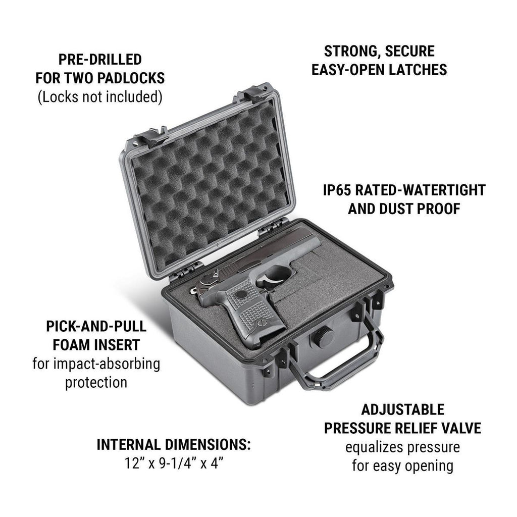Medium Orange Weatherproof Protective Case U739