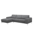 Gray Modern Sectional Sofa with Left Facing Chaise Lounger Y7728