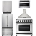36 Propane Gas Range, Range Hood, Microwave, Refrigerator, Dishwasher N87774