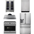 36 Electric Range, Range Hood, Refrigerator, Dishwasher and Wine Cooler T293486