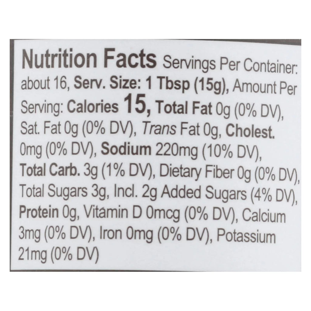 No Soy Teriyaki Sauce And Marinade, 8.5 Oz X9619