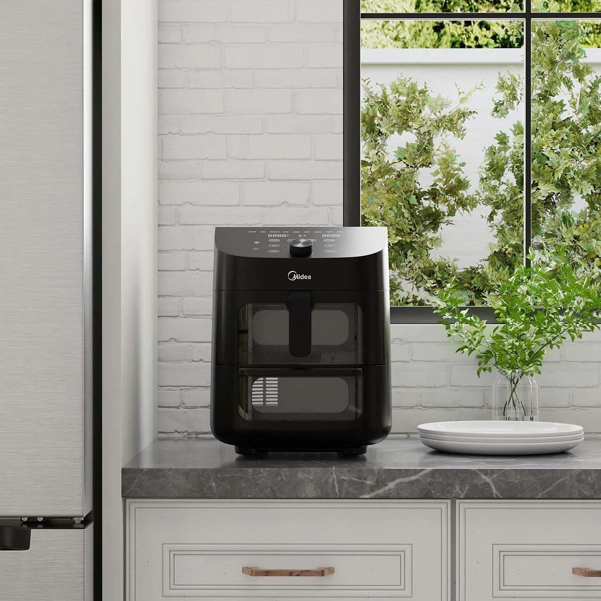 11 Quart 8-in-1 Two-Zone Air Fryer Oven W456