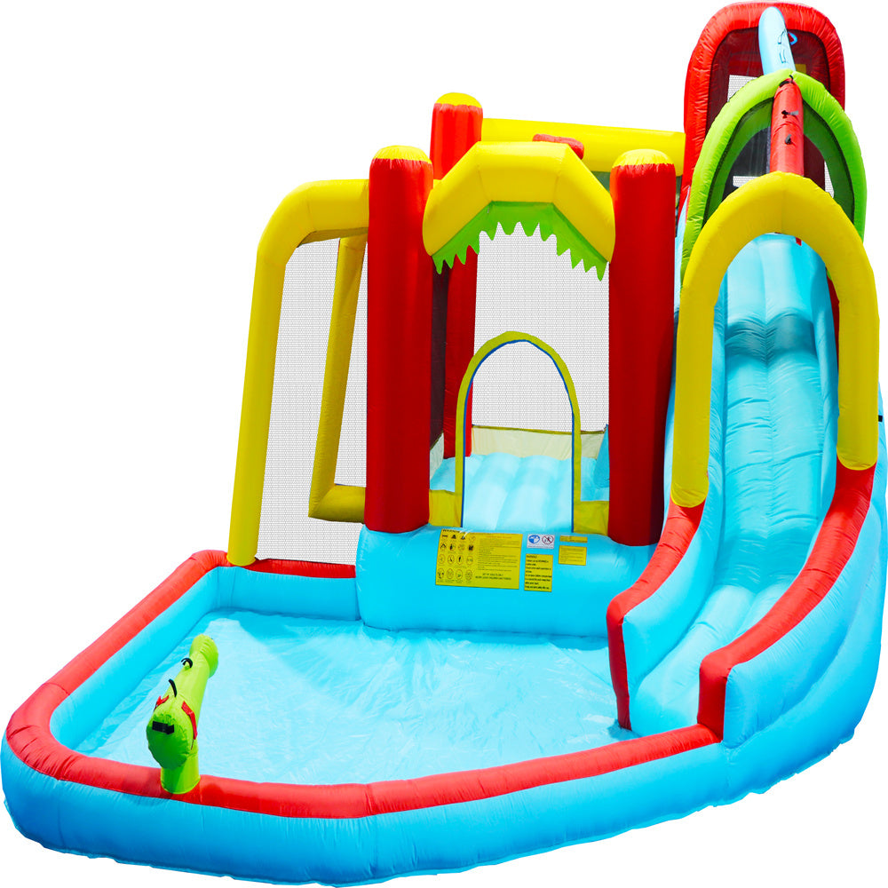Inflatable Water Slide 7 in 1 Bounce House with Blower F750197