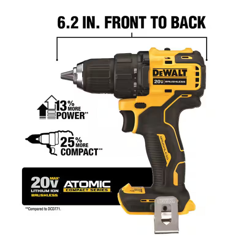 Brushless Cordless Compact Drill/Impact 2 Tool Combo Kit J5550