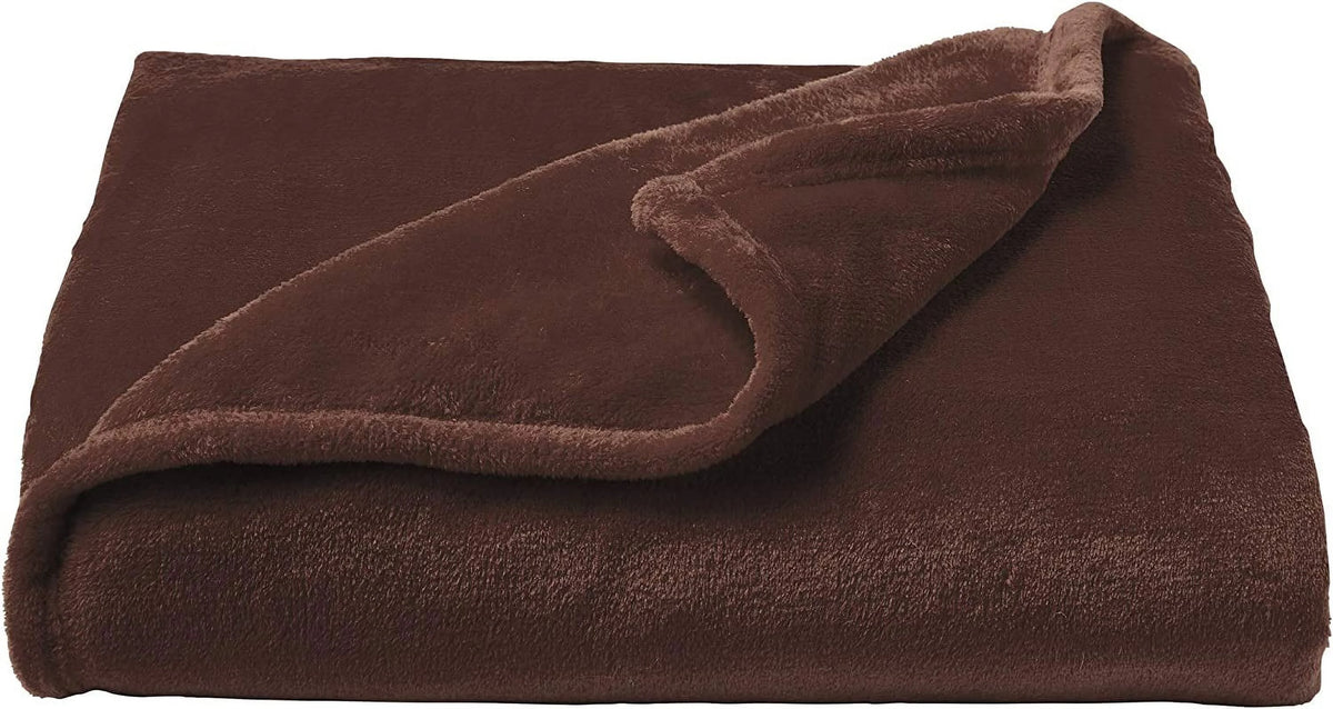 Oversized Microfiber Velvet Polyester Throw Blanket D5252