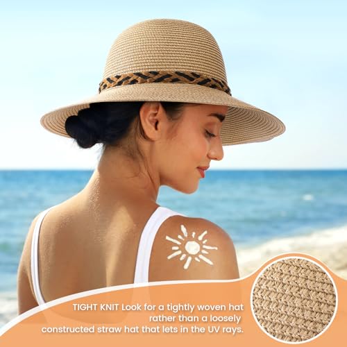 Wide Brim Straw Sun Hat I4478