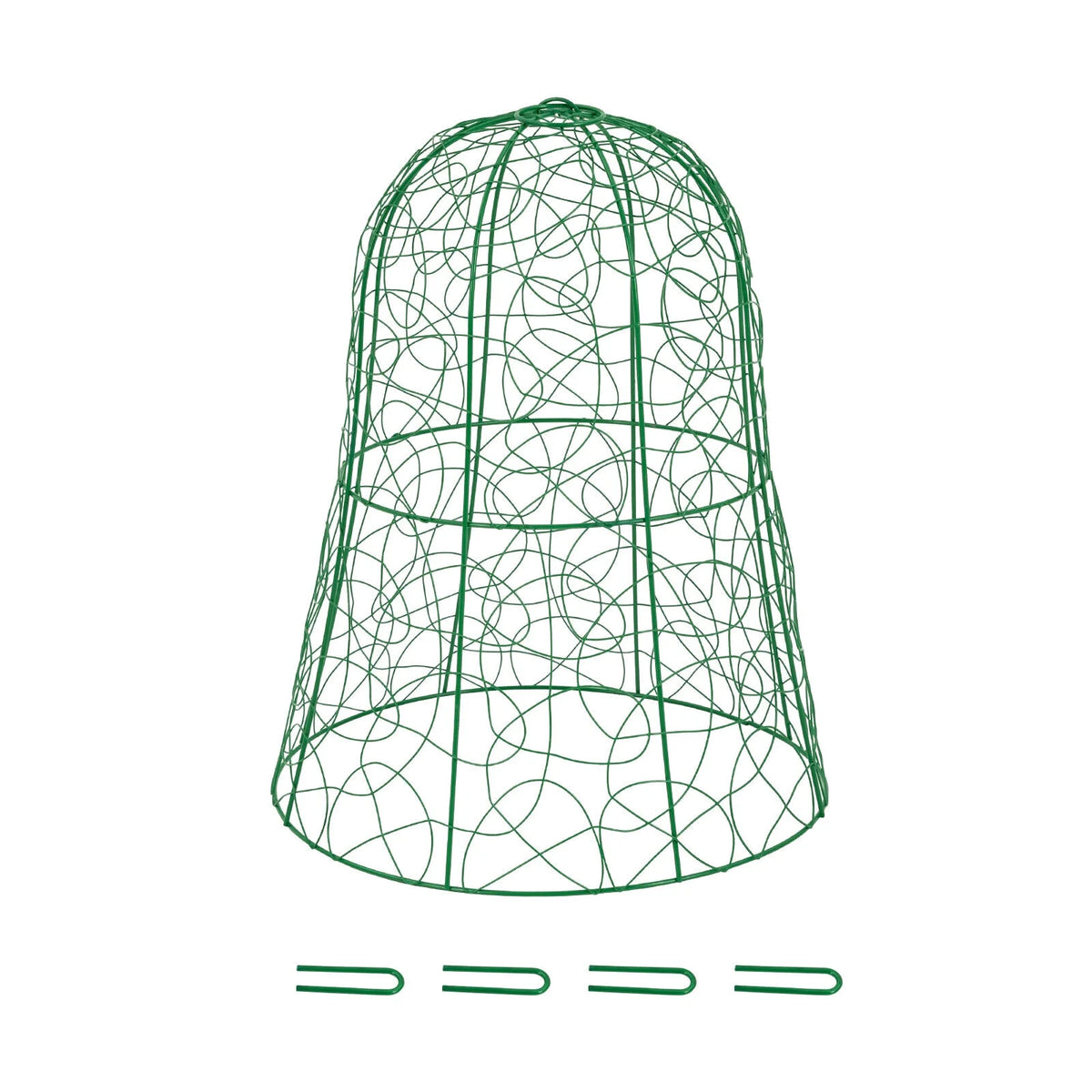 20PCS Garden Chicken Wire Cloche Plant Protector and Cover Iron Black/Green H474