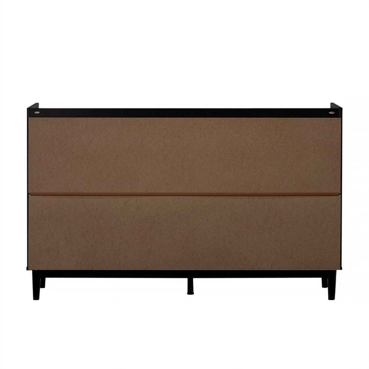60" Black 9 Drawer Solid Wood Dresser L562